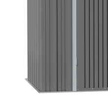 Load image into Gallery viewer, 6x8FT Metal Garden Storage Shed with Lockable Door