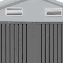 Load image into Gallery viewer, 6x8FT Metal Garden Storage Shed with Lockable Door
