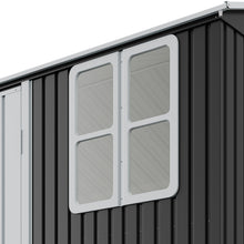 Load image into Gallery viewer, 12x10FT Metal Apex Roof Garden Tool Shed