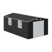 Load image into Gallery viewer, 10x16FT Outdoor Metal Apex Roof Storage Shed