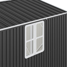 Load image into Gallery viewer, 10x16FT Outdoor Metal Apex Roof Storage Shed
