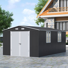 Load image into Gallery viewer, 10x16FT Outdoor Metal Apex Roof Storage Shed