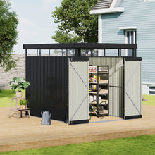 Load image into Gallery viewer, Metal Garden Tool Shed