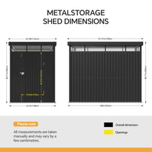 Load image into Gallery viewer, Metal Garden Tool Shed