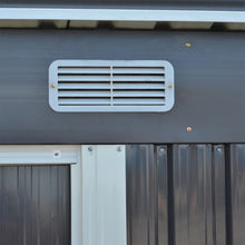Load image into Gallery viewer, 4x8FT Metal Storage Tool Shed for Garden Patio