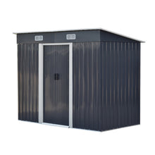 Load image into Gallery viewer, 4x8FT Metal Storage Tool Shed for Garden Patio