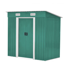 Load image into Gallery viewer, 4x6FT Metal Garden Storage Shed