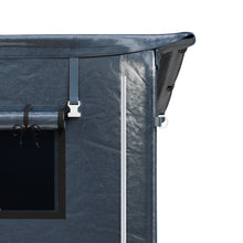 Load image into Gallery viewer, Dark Grey Flat Roof Storage Shelter