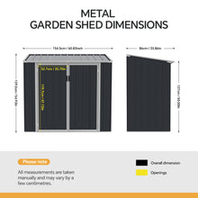Load image into Gallery viewer, 5x2.8ft Outdoor Storage Shed for Rubbish Bin