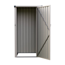 Load image into Gallery viewer, 3x3 FT Metal Pent Roof Garden Tool Storage Shed