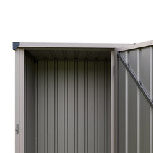 Load image into Gallery viewer, 3x3 FT Metal Pent Roof Garden Tool Storage Shed