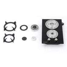 Load image into Gallery viewer, Black Tempered Glass 2/4-Burner Gas Cooktop Gas Cooktops Living and Home