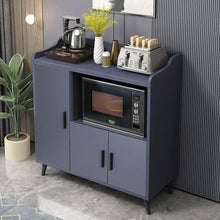 Load image into Gallery viewer, 90cm W Contemporary White/Grey Home Sideboard Cabinet with Storage Indoor Cabinets Living and Home