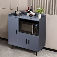 Load image into Gallery viewer, 90cm W Contemporary White/Grey Home Sideboard Cabinet with Storage Indoor Cabinets Living and Home