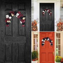 Load image into Gallery viewer, Scary Prelit Skull Halloween Arch Wreath Home Decoration Living and Home