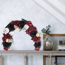 Load image into Gallery viewer, Scary Prelit Skull Halloween Arch Wreath Home Decoration Living and Home