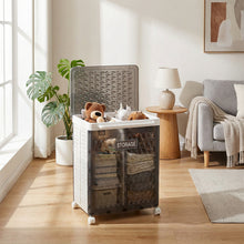 Load image into Gallery viewer, Laundry Baskets & Storage Bins Set – Foldable, PP & Metal