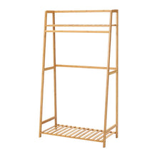 Load image into Gallery viewer, Wooden Clothes Rack with Shelves Living and Home
