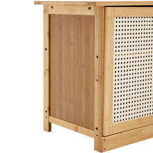 Load image into Gallery viewer, Wooden Entryway Storage Shoe Cabinet Shoe Bench