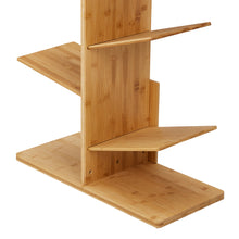 Load image into Gallery viewer, 7-Tier Wooden Tree Bookshelf