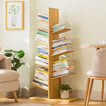 Load image into Gallery viewer, 7-Tier Wooden Tree Bookshelf