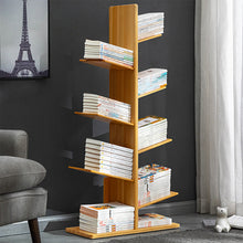 Load image into Gallery viewer, 7-Tier Wooden Tree Bookshelf