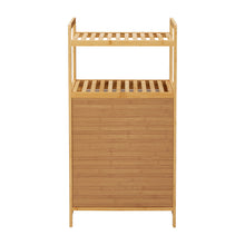 Load image into Gallery viewer, Freestanding Bamboo Laundry Hamper