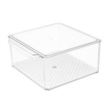 Load image into Gallery viewer, Set of 10 Stackable Clear Fridge Organisers Storage Boxes