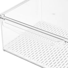 Load image into Gallery viewer, Set of 10 Stackable Clear Fridge Organisers Storage Boxes