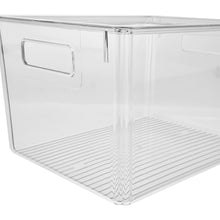 Load image into Gallery viewer, Stackable Clear Fridge Organisers Storage Boxes