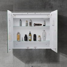 Load image into Gallery viewer, 65cm Wide Bluetooth LED Mirror Cabinet for Bathroom Bathroom Mirror Cabinets Living and Home