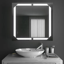 Load image into Gallery viewer, Double Door Smart LED Bathroom Mirror Cabinet with Anti Fog