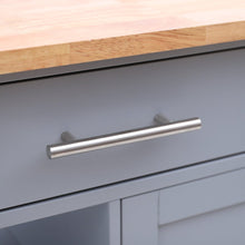 Load image into Gallery viewer, 92cm H Grey Kitchen Storage Trolley with 360 degrees Locking Wheels Kitchen Trolleys Living and Home