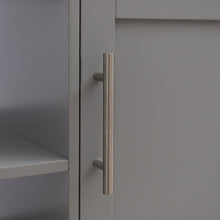 Load image into Gallery viewer, 92cm H Grey Kitchen Storage Trolley with 360 degrees Locking Wheels Kitchen Trolleys Living and Home