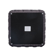 Load image into Gallery viewer, 100cm Wide Grey Square Velvet Tufted Cocktail Footstool Footstools Living and Home