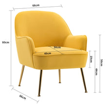Load image into Gallery viewer, Leisure Velvet Armchair Armchairs Living and Home