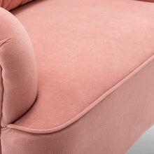 Load image into Gallery viewer, Occasion Frosted Velvet Wingback Armchair and Footstool Wingback Chairs Living and Home