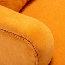 Load image into Gallery viewer, Occasion Frosted Velvet Wingback Armchair and Footstool Wingback Chairs Living and Home
