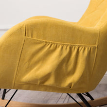 Load image into Gallery viewer, Linen Cushion Rocking Chair Living and Home