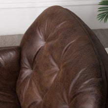Load image into Gallery viewer, 75cm Wide Faux Leather Armchair Double Layer Padded Occasional Chair Other Occasional Chairs Living and Home