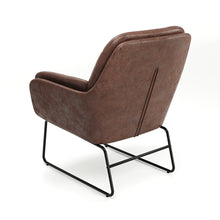 Load image into Gallery viewer, Double Layered Accent Armchair Metal Frame Occasional Chair Accent Chair Living and Home