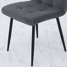 Load image into Gallery viewer, 44cm Wide Retro Velvet Accent Desk Chair Dining Desk Chairs Dining Chairs Living and Home