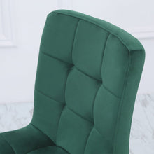 Load image into Gallery viewer, 44cm Wide Retro Velvet Accent Desk Chair Dining Desk Chairs Dining Chairs Living and Home