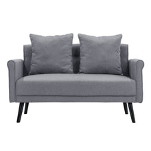 Load image into Gallery viewer, 54inch Modern Fabric Sofa 2 Seat with 2 Pillows 2 Seater Sofas Living and Home