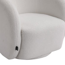 Load image into Gallery viewer, 75cm Wide White Single Sofa Swivel Tub Chair Upholstered Tub Chairs Living and Home