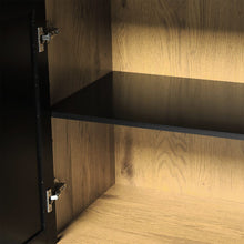 Load image into Gallery viewer, 155cm W Natural Solid Large Sideboard Rattan Cabinet with Drawers Cabinets Living and Home