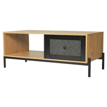 Load image into Gallery viewer, Livingandhome Rattan Coffee Table with Storage for Living Room, JM2219