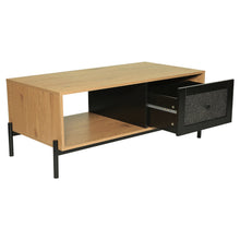 Load image into Gallery viewer, Livingandhome Rattan Coffee Table with Storage for Living Room, JM2219