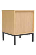Load image into Gallery viewer, Livingandhome Small Rustic Wood Cabinet with Two Drawers, JM2221