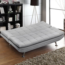 Load image into Gallery viewer, Fabric 3-Seater Convertible Sofa Bed Living and Home